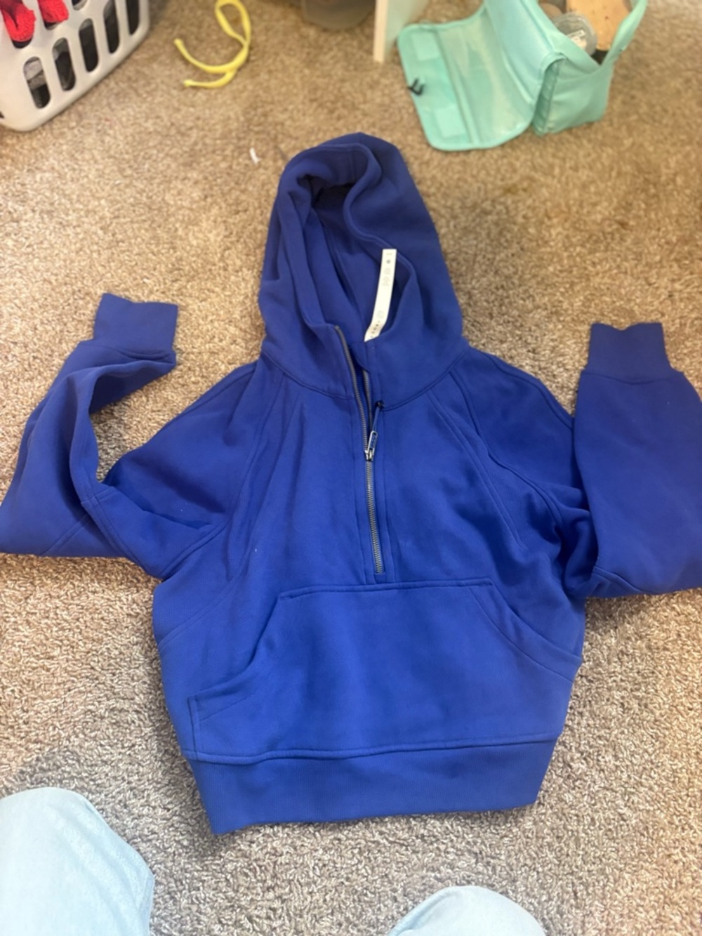 lululemon athletica Electric Blue Half-Zip scuba